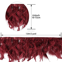 Plume frange garniture Offre Spéciale moelleux doux dinde plumes Chandelle franges pour artisanat Costume décoration accessoires de mode