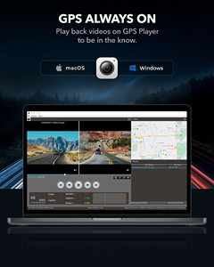 WOLFBOX G840S 4K 1080P 방수 터치 스크린 미러 듀얼 렌즈 자동차 대시 캠 GPS - Product Image 4