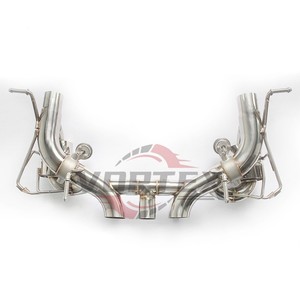 Échappement Catback Valvetronic à haut débit Vortex SS304 pour Ferrari 458 Italia Spider Speciale 2010-2019 V8 Remplacement du son actif - Product Image 1