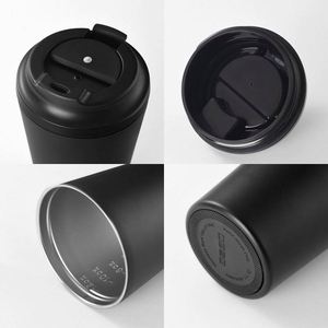 Custom Logo 12oz Reusable Cup <b>Double</b> <b>Wall</b> Vacuum Insulated Tumbler Travel <b>Mug</b> Cups Stainless Steel Coffee <b>Mugs</b> With Lid for Gift - Product Image 2