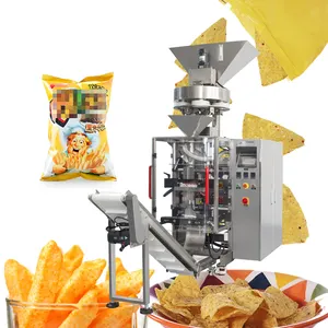 Factory Direct High Quality Incline Conveyor French Fries Maize Puff Corn Flakes Dry Puffed Cereal Packing Machine