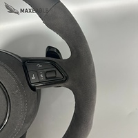 Volant de direction en cuir Alcantara entièrement personnalisé pour Audi RS A4 A5 A6 C7 B8 R8 S3 S4 S5 Q7 A7 S7 TT RS3 RS5 RS6 RS7 B9