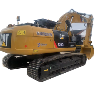 Excavatrice d'occasion d'origine japonaise CAT329D Excavatrice lourde sur chenilles de 30 tonnes, machines minières à moteur diesel avec godet approuvé CE - Product Image 1