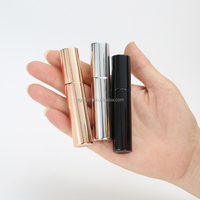 Vente en gros de petits flacons d'atomiseur d'échantillon de 10ml de flacons de parfum en verre et aluminium avec pulvérisateur de brouillard d'étanchéité à baïonnette pour emballage cosmétique