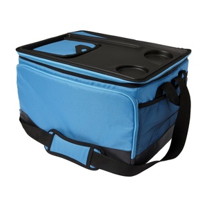 Free sample Foldable large capacity big insulated thermal cooler <b>bag</b> <b>lunch</b> box bagwith shoulder <b>strap</b> and handle - Product Image 2