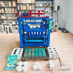 कंक्रीट खोखली ईंट मशीन, छोटी अर्ध-स्वचालित ईंट मशीन, ईंट विनिर्माण - Product Image 6