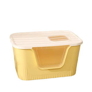 Extra Large Fully Open Integrated Toilet Litter Box Splash-Proof Enclosed for <strong>Maine</strong> <strong>Coon</strong> <strong>Cats</strong> Giant <strong>Cat</strong> Supplies - Product Image 5