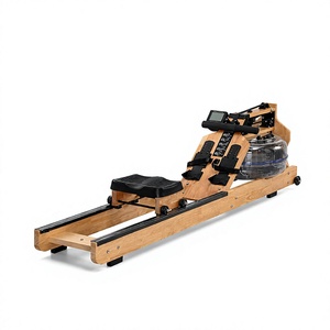 Máquina de remo de agua de madera silenciosa para entrenamiento de cuerpo completo, entrenador de fitness para interiores, para uso doméstico y comercial - Product Image 3