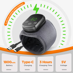 Sabuk pemijat kaki leher getaran, pemanas elektrik nirkabel USB dapat diisi ulang, sabuk pijat untuk pergelangan tangan leher - Product Image 6