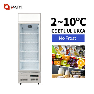 Refrigerador Comercial de Vidrio para Bebidas, Sin Escarcha, Delgado, de Una Puerta, Exhibidor de Bebidas - Product Image 2
