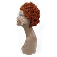Perruque courte bouclée coupe pixie 100% cheveux humains, fabriquée à la machine avec une partie en dentelle 13x1, disponible en 1b et en plusieurs couleurs.