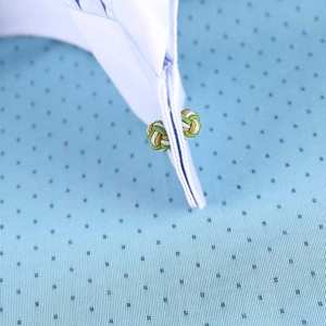 <span class=keywords><strong>Gemelos</strong></span> de <span class=keywords><strong>nudo</strong></span> de seda de alta calidad, nuevo diseño para camisas de hombre para celebraciones de compromiso y Aniversario - Product Image 3