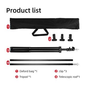 Supporto per sfondo treppiede con sfondo in Studio Video in streaming - Product Image 4