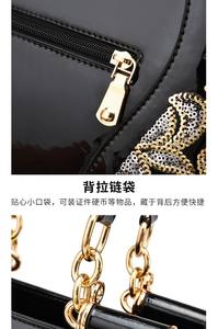 Bolsos de Diseñador de Marcas Famosas para Mujer, Bolso Tote de Lujo con Cierre de Cremallera, Material de PU Impermeable - Product Image 3