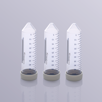 Tube à centrifuger de 50mL avec bouchon à vis à fond conique, tubes d'échantillons à bouchon gris (Biosharp)