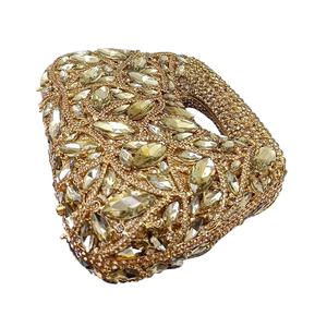 Sac de soirée élégant pour femme, luxueux, classique, orné de strass, sac à main scintillant en cristal pour fête, bal, sac à main élégant - Product Image 5
