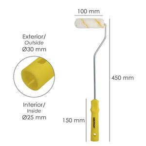 Rullo per vernice acrilica smaltata 100 mm. - Product Image 2