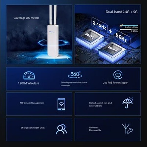 Router Inalámbrico para Exteriores de 1200/3000/3600Mbps, Doble Banda 2.4G y 5GHz, Largo Alcance, Cobertura de 200m, Alimentación POE, Punto de Acceso WiFi Impermeable - Product Image 6