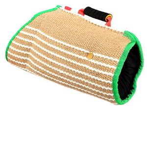 Productos profesionales de entrenamiento para perros Fábrica Yute Dog Sleeve Targets Traje de mordedura de perro con mordedura suave para cachorro - Product Image 6