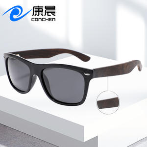 Gafas de Sol Cuadradas Negras para Hombre Conchen, Montura de PC, Lentes TAC con Protección UV400, para Viajes, Conducción y Atuendos Modernos - Product Image 2