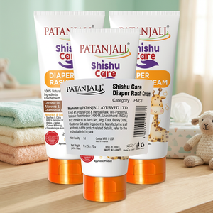 Crema para la Dermatitis del Pañal Shishu Care con Extractos de Swarnagairika Shunti y Jengibre (Paquete de 3, Vida Útil de 3 Años) - Product Image 3