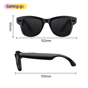 Gafas Inteligentes con Cámara Gamegaga M02X Pro Max AI, Traducción en Tiempo Real, Asistente de Chat IA, <span class=keywords><strong>Grabadora</strong></span> de Video, Música BT, Memoria de 4GB, EIS - Product Image 6