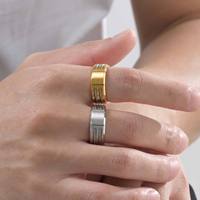 Benutzer definierte Herren Ring personal isierte 9MM Edelstahl Weiya Kompass Ring Zubehör für Herren
