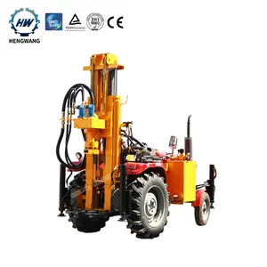 remote control 200 meters depth tractor mounted water drilling rig machine price