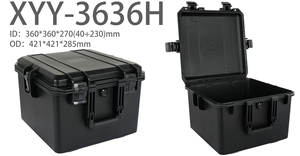 Draagbare kunststof gereedschapskist voor buiten, koffer voor instrumenten en apparatuur, veiligheidsbeschermingskoffer, schokbestendig, vochtbestendig, waterdichte koffer - Product Image 3
