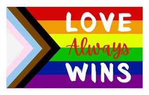 ธงสีรุ้ง LGBT ขนาด 3x5 ฟุต ผลิตจากโพลีเอสเตอร์ 100% สำหรับงานขายส่ง ธงแสดงความภาคภูมิใจของกลุ่มเลสเบี้ยน ตัวแทนรัฐประภาชน์ และคนข้ามเพศ - Product Image 6