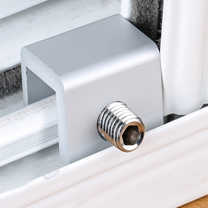 Butoirs de fenêtre à installation facile Serrures coulissantes verticales horizontales sécurisées pour la sécurité des bébés dans la salle de bain - Product Image 6