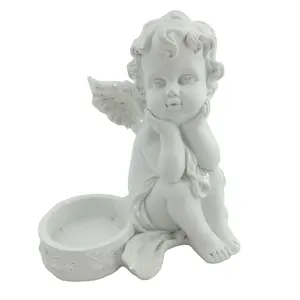 Bougeoir Souvenir de petites figurines d'ange