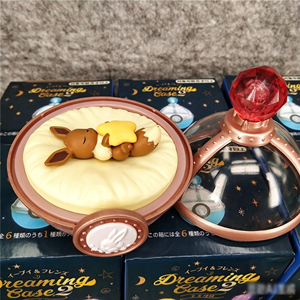 Promotion Jouets : Coffret Rêveur 2 Figurines Eeveelution, Ensemble de Mini Figurines Famille Eevee Endormie, Boîte <span class=keywords><strong>Pokeball</strong></span>, Cadeau de Collection Anime - Product Image 5