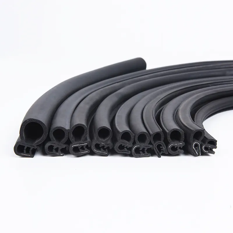 Factory price car door rubber seals window rubber seal strip foam T D U E shape profile