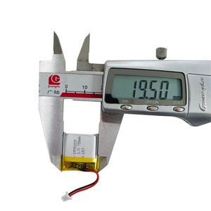 แบตเตอรี่ลิเธียมไอออน 502020 150mAh 3.7V  ได้รับการรับรองหลายมาตรฐาน CE KC PSE BIS โพลิเมอร์ ยอดขายดีที่สุด โพลิเมอร์ความจุสูง - Product Image 3