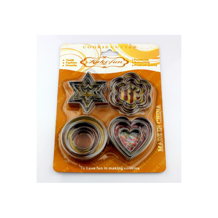 Pain d'épices argenté, lot de 5 pièces