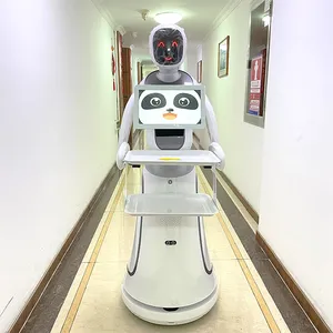 หุ่นยนต์บริการ AI นำทางอัตโนมัติ หุ่นยนต์ส่งของ หุ่นยนต์เสิร์ฟสำหรับร้านอาหาร โรงแรม ร้านค้าปลีก หุ่นยนต์บริการ - Product Image 3