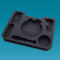 Haute densité découpée à l'emporte-pièce EVA Insert éponge bouteille de luxe boîte à outils conception d'emballage traitement d'usine personnalisé pour bijoux cadeau mousse