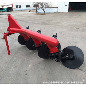 Disc Plow Agricultural Land <b>Cultivation</b> Red Three Disc High Productivity Farm Equipment - Product Image 2