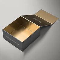 Caja de Exhibición de Cartón Negro Grande Personalizada, Caja de Embalaje de Papel, Impresión de Logotipo OEM, Caja de Regalo Magnética Reciclable