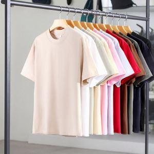 Camiseta de Manga Corta de Algodón Puro de 280G, Personalizable, para Publicidad, Ropa de Trabajo Informal, para Primavera/Verano - Product Image 1