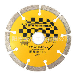 Lame de scie diamantée Autotoolhome 115 mm segmentée circulaire pour la découpe à sec du granit, du marbre et du béton - Product Image 4