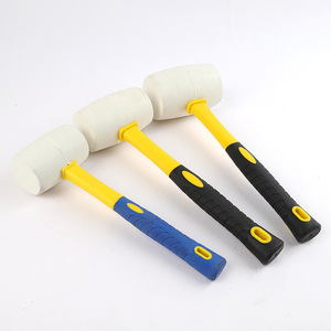 ค้อนยางหัวกลม Tianyu Zhengkun ขนาด 8 ออนซ์ 12 ออนซ์ 16 ออนซ์ 24 ออนซ์ 32 ออนซ์ สำหรับงานตกแต่งบ้าน ปูกระเบื้อง และเครื่องมือตอก - Product Image 1