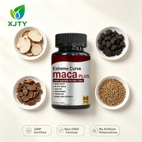 XJTY Nature Maca Plus Complément Herbal en Capsules 7500mg – Améliore et Raffermit les Fesses, Stimule les Gluteus, Gestion de l'Énergie
