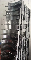 Precio al por Mayor, Nuevo Kit de Zapatas de Freno para Camión KXR de Alta Calidad 4515 para Camión y Remolque FUWA, Material de Hierro y Acero, Tamaño 16.5''x8.7''