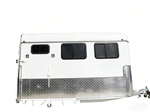 Remorque de luxe pour 2 chevaux, conforme aux normes australiennes, chargement en angle, avec boîte à selles - Product Image 6