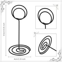 Portafotos de Acero Inoxidable, Soporte para Números de Mesa, Tarjetero - Diseño Moderno, Tamaño Personalizable, para San Valentín, Navidad