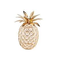 Artisanat de mode tendance, artisanat en cristal créatif européen, pomme, poire, ananas, décoration de table, décoration de la maison, cadeau