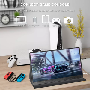 <span class=keywords><strong>Monitor</strong></span> Portátil SIBOLAN 4K de 15.6 Pulgadas con Pantalla LCD IPS, Altavoz Integrado para Juegos, HDR, USB <span class=keywords><strong>Tipo</strong></span>-<span class=keywords><strong>C</strong></span>, Compatible con Laptop, PC, PS4, Switch - Product Image 3