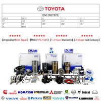 IZUMI Original 1kd Turbocharger D4d Turbo diesel Engine Repair Kit untuk toyota